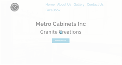 Desktop Screenshot of metrocabinets.com